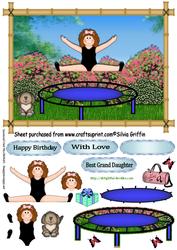 Girl on a Trampoline Sbs