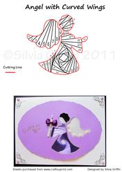 Angel with Curved Wings
