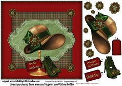 Tartan Themed Ladies Hat Qs