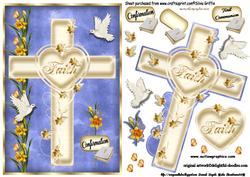 Cross of Faith with Dafodiles Qs