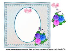 Blue and Pink Forget Me Nots Is