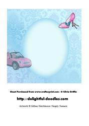 Pink Stiletto with Car Keys Is