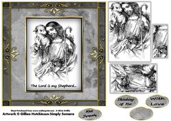 The Lord is My Shepherd - Black and White - Qs