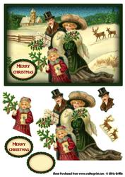 Vintage Christmas Family Sbs