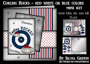 Curling Rocks - Usa Au Gb Mini Kit