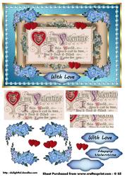 Vintage Valentines Verse Qs