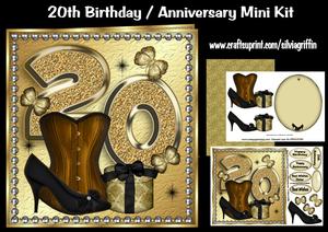 20th Female Themed Birthday / Anniversarymk