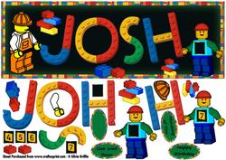 Building Block Large Dl Name : Josh