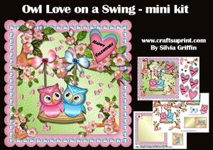 Owl Love on a Swing Mk