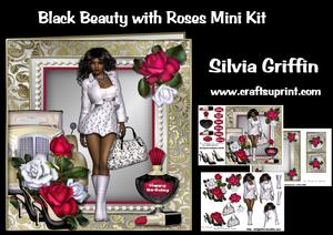 Black Beauty with Roses Mk