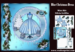 Blue Christmas Dress MK