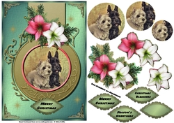 Scottish Terrier Dog Christmas QS