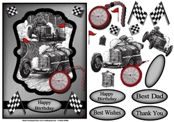 Vintage 1920 Car Race
