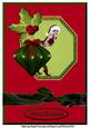 Peeking Christmas Fairy A4