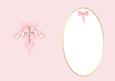 Pink First Communion or Religious Insert