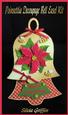 Poinsettia with Bees Bell Easel Kit