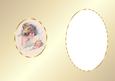 Vintage Mother and Child in Gold Is