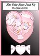 New Baby Girl Heart Easel Kit