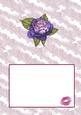 Lavender Rose with a Kiss Is