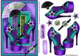 Star Studded Ladies Shoes Qs
