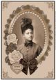 Ethnic Lady with Roses A4 2