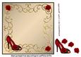 Red Hot Shoes with Roses Is
