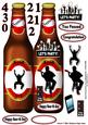 Beer Bottle with Teen Playing Guitar Dl