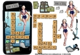 Scrabble Happy Birthday DAD  Decoupage
