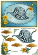 March Birthday, Aquamarine birthday Color and Daffodil is the flower of the month