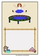 Girl on a Trampoline insert