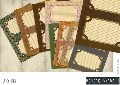 RECIPE CARDS 1