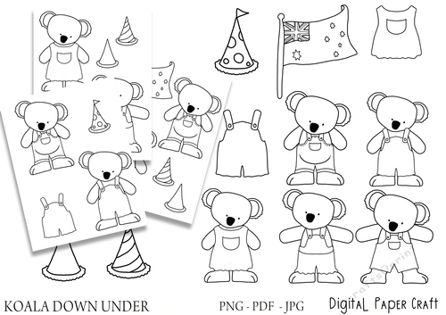 Koala Line art