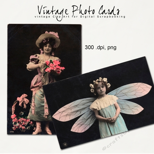2 Vintage Postcards