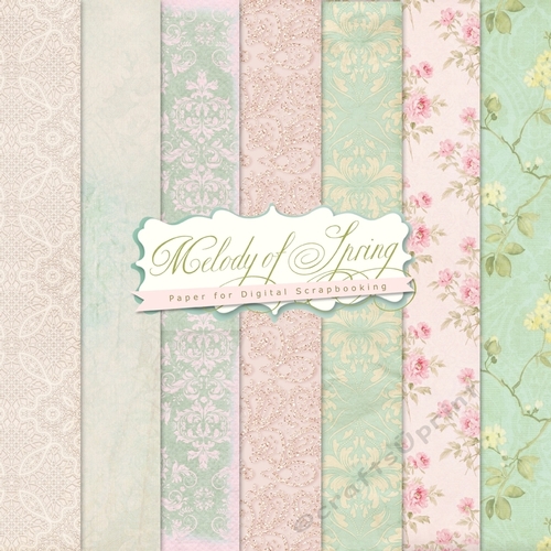Melody of Spring - Scrap Paper Kit