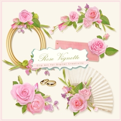 Rose Romantic Vignette