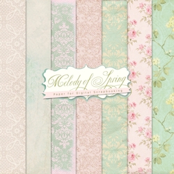 Melody of Spring - Scrap Paper Kit