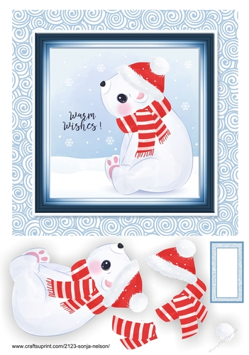 Warm Wishes Polar Bear