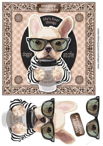 lifes finer things...doggie & coffee