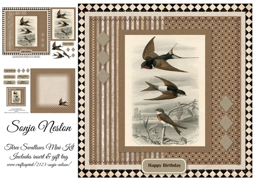 Three Swallows Male All Occasion Mini Kit