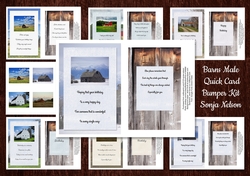 Barns Male Birthday Quick Cards with Sentiments and Inserts