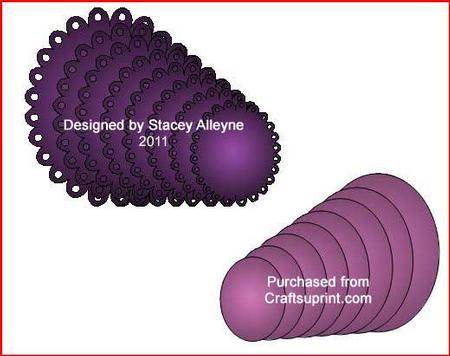 Scallop Oval Nestie and Mats - Sil