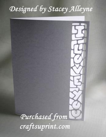 I Love You Mosaic Card - Sil