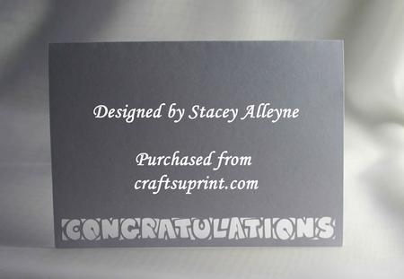 Congratulations Mosaic Card - Sil