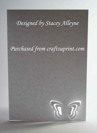 One Cut 3D Butterflies Card No 8