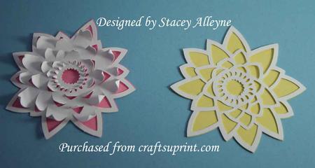 Cut N Pop Water Lily Flower 1 - Sil