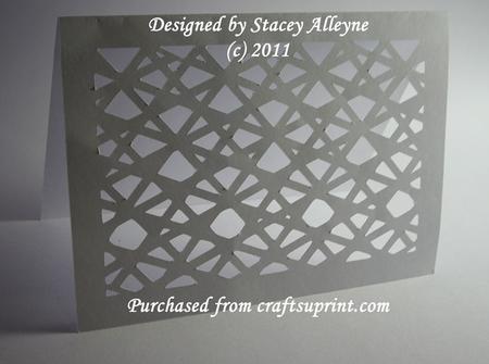 Crazy Lattice Card