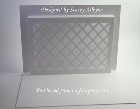 Pop Up Lattice Card 3 - Sil