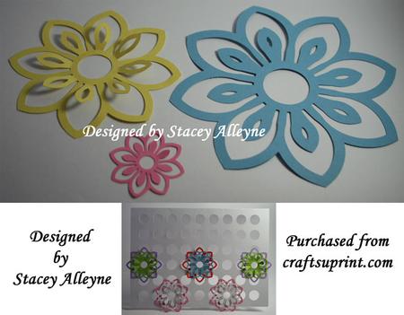 Poppin 3D Flowers Set 2 - Sil