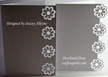 Poppin 3D Flowers Cards 1 & 2 - Sil