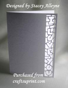 I Love You Mosaic Card - Sil